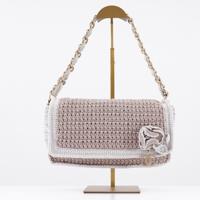 Chanel Taupe CROCHET CAMELLIA Flap Bag - Sold for $4,800 on 10-11-2026 (Lot 663).jpg